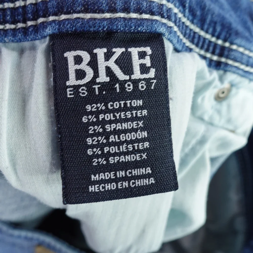 BKE Jake Straight Jeans Mens 30x30 Blue Medium Wash Stretch Denim Nice Fade 8665